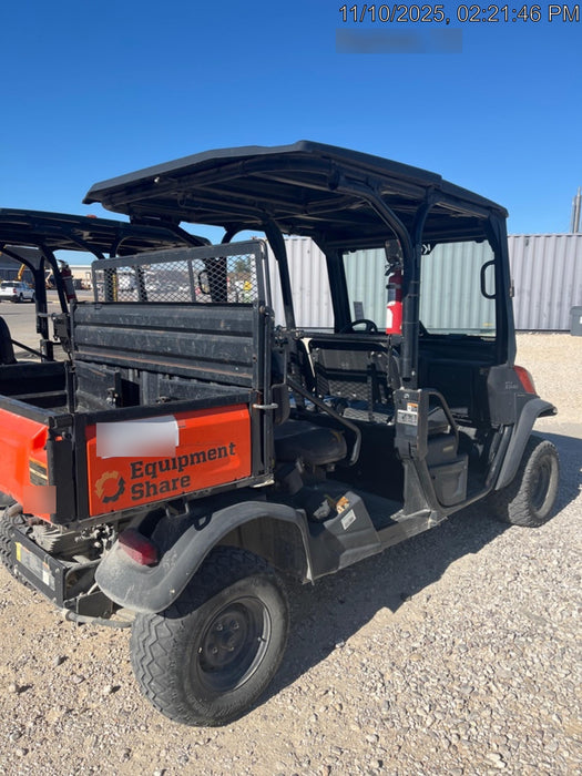Kubota RTV-X1140W-H Kubota RTVX1140WH 4wd Utility Cart, LED Strobe, Windshield Tempered Glass, Pastic Canopy, Wire Harness Kit, Backup Alarm