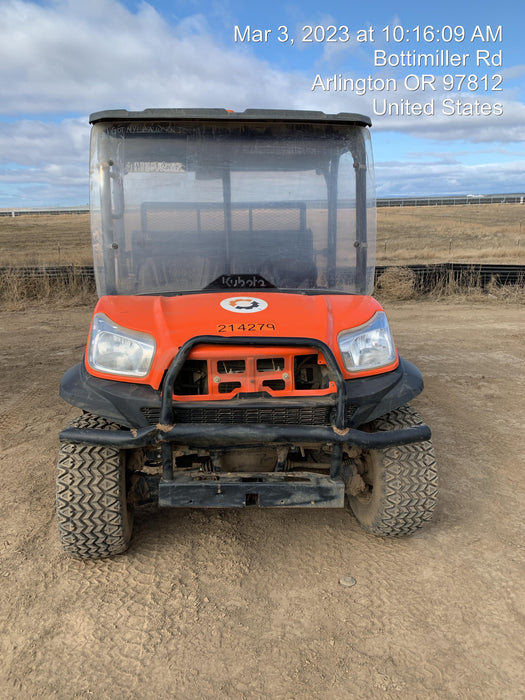 2022 Kubota RTV-X1140W-H Plastic Canopy, Windshield Acrylic Clear, LED Strobe Light, Wire Harness Kit, Back up Alarm