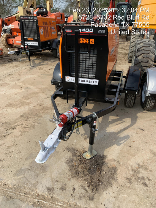 2022 Lincoln Electric LE400 Kubota V1505, Trlr, Cable Rack, Light Kit, ES Decals, T3