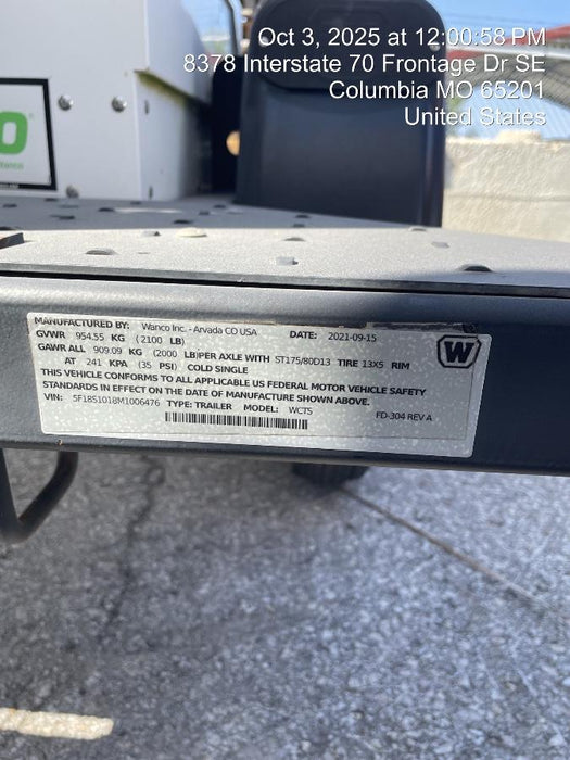 2021 WANCO WCTS-520