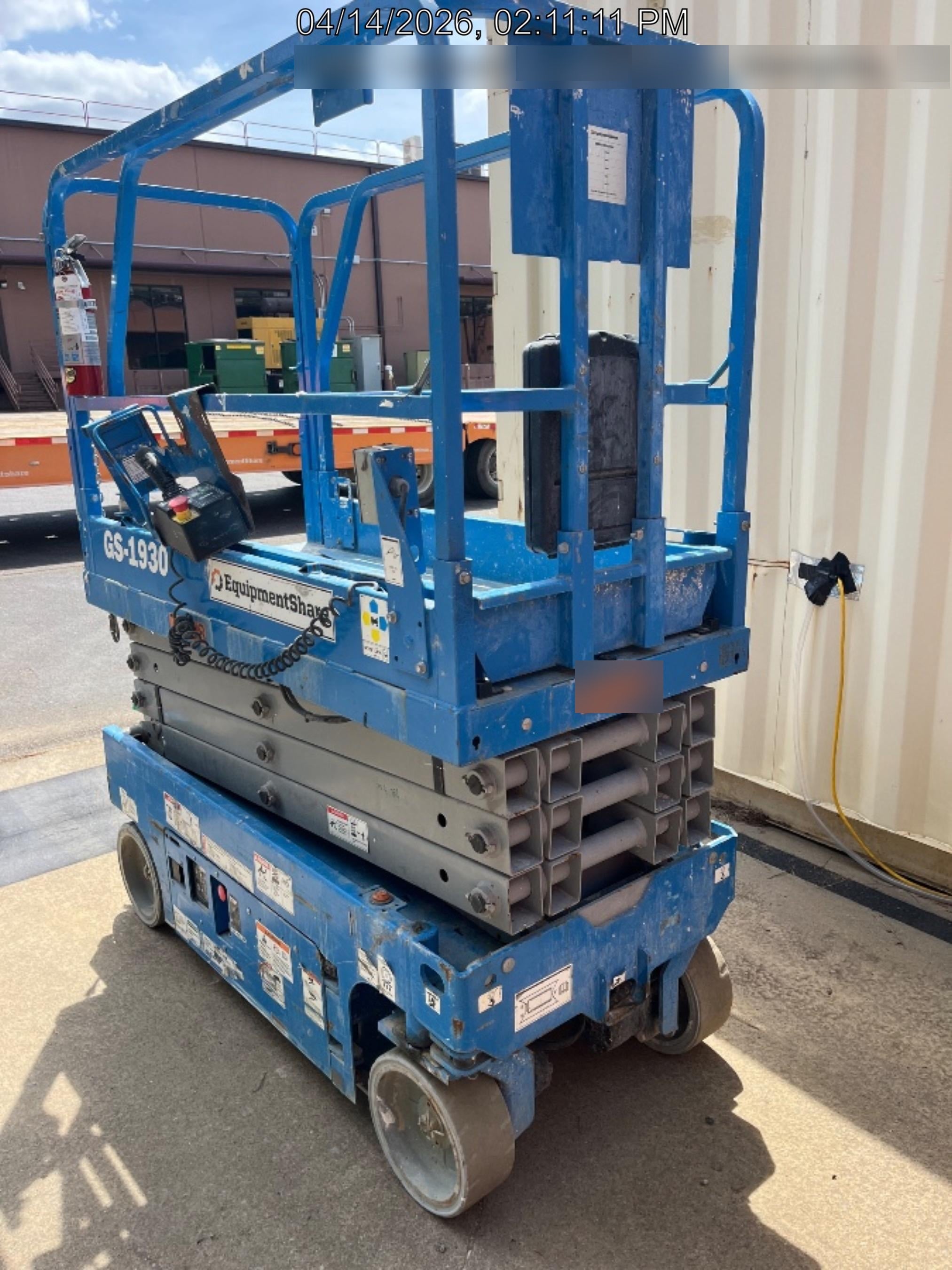 2020 Genie GS-1930 Fixed rails with chain entry gate - Pre A92.20