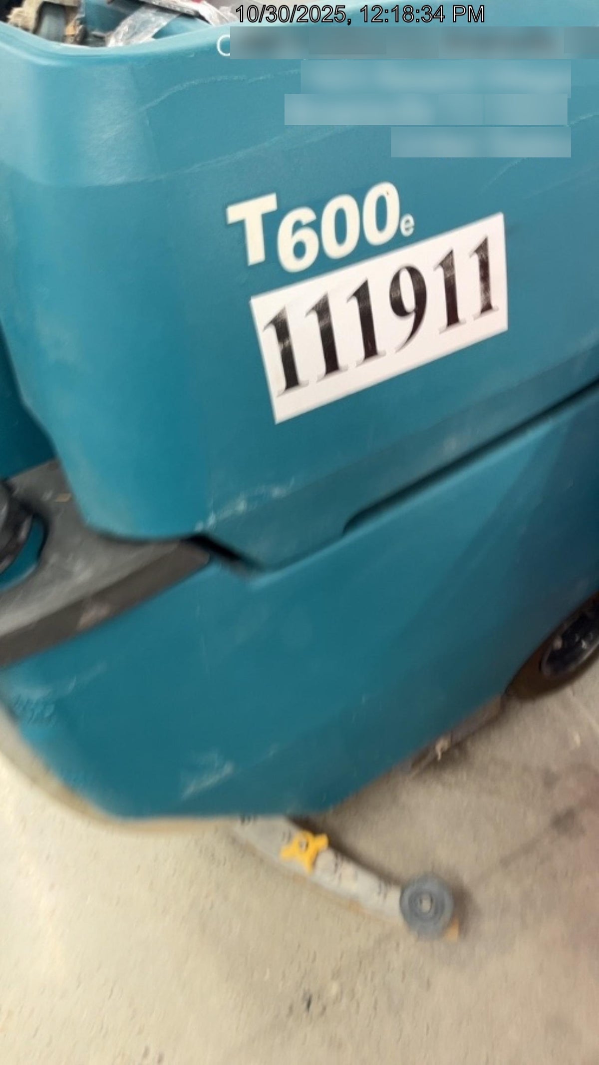 2020 TENNANT T600E