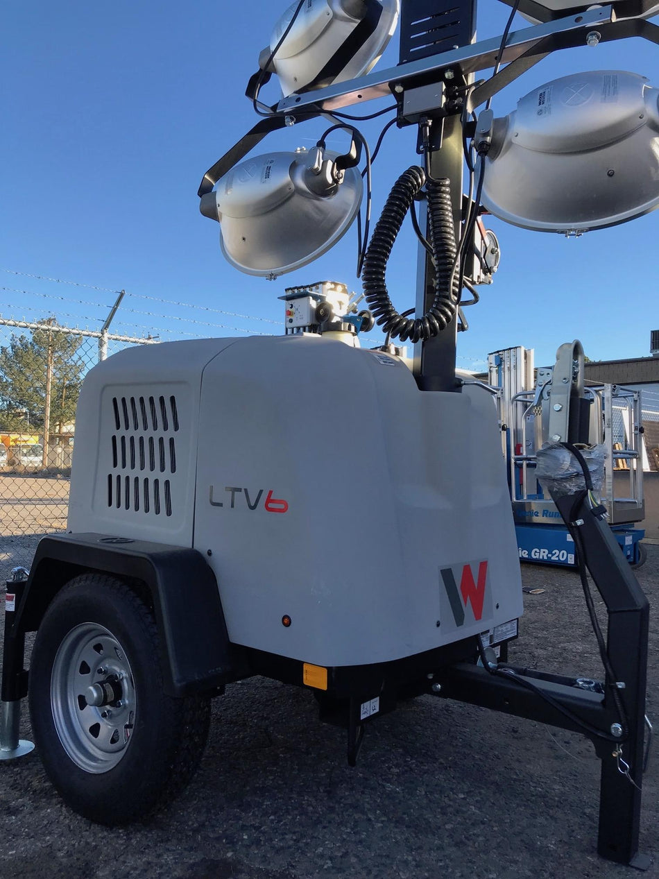 2018 Wacker Neuson LTV6K-MH Wacker Neuson LTV6K Mobile Light Tower w/Fuel Level Sensor Installed