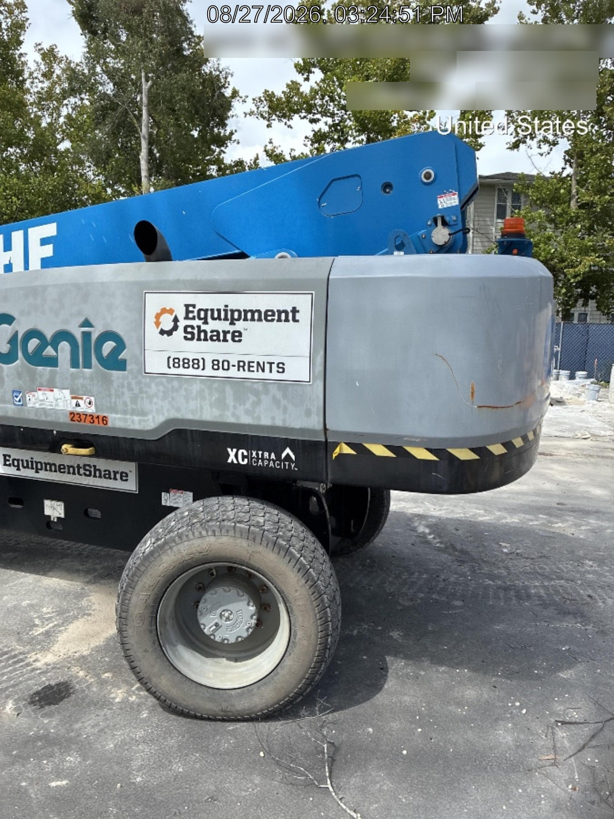2022 GENIE S-85 HF