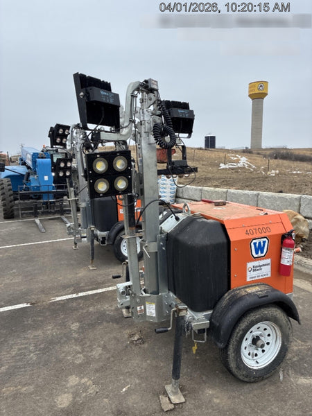 2024 Wanco WLTT-4MM4K Diesel, Deep Sea Controller, Shore Power Plug, Auto Start, (4) 350W LED Floodlights, 4kW Generator, 60 Gal Fuel Tank, 2" Ball, T3