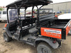 2021 Kubota RTV-X1140W-H Plastic Canopy, Windshield Acrylic Clear, LED Strobe Light, Wire Harness Kit, Back up Alarm