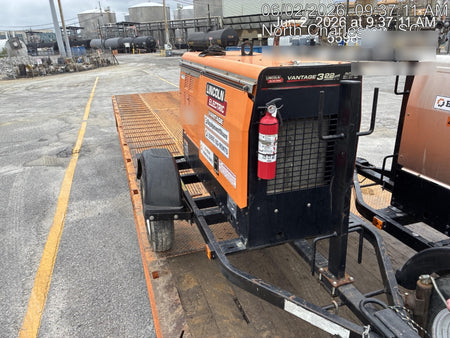 2021 Lincoln Electric Vantage 322 Vantage 322 Ready Pak 3 w/ Decals, ORANGE (includes trailer, cable rack, fender light kit) NO Telematics