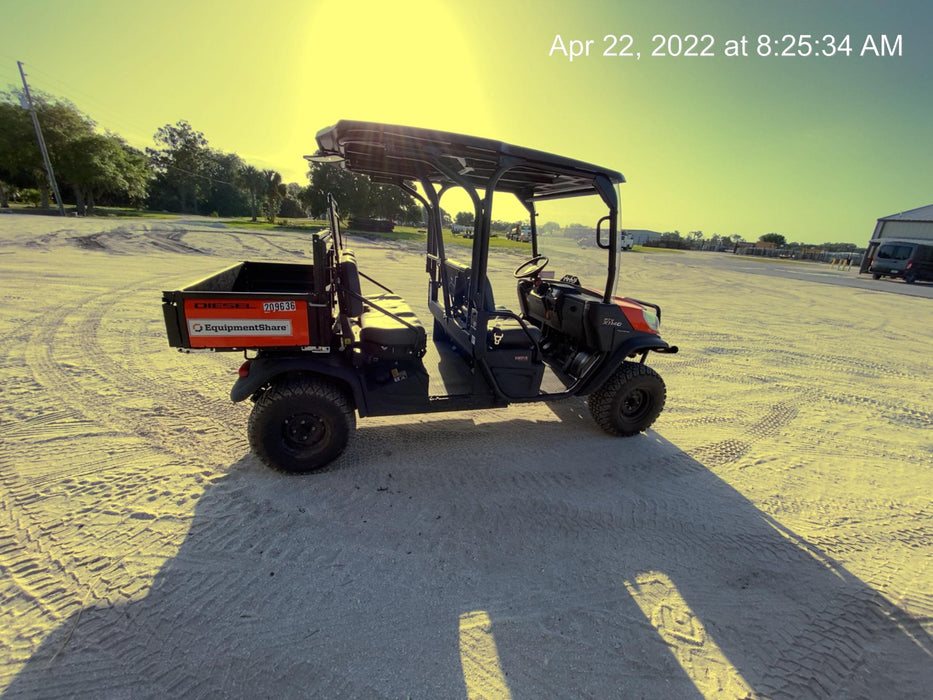2022 Kubota RTV-X1140W-H Plastic Canopy, Windshield Acrylic Clear, LED Strobe Light, Wire Harness Kit, Back up Alarm