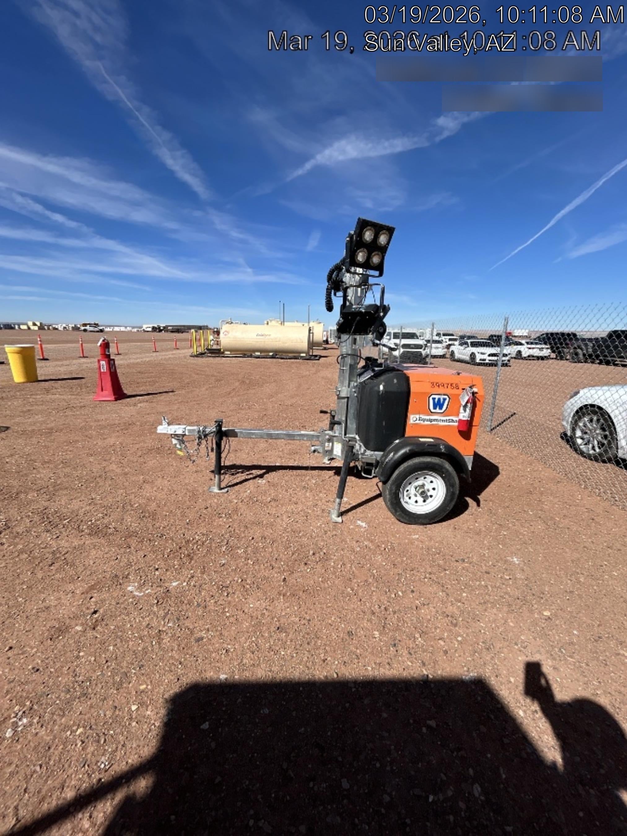 2024 Wanco WLTT-4MM4K Diesel, Deep Sea Controller, Shore Power Plug, Auto Start, (4) 350W LED Floodlights, 4kW Generator, 60 Gal Fuel Tank, 2" Ball, T3