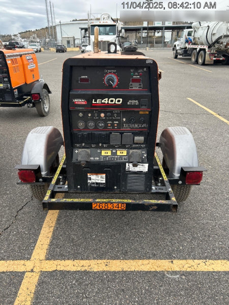 2022 Lincoln Electric LE400 Kubota V1505, Trlr, Cable Rack, Light Kit, ES Decals, T3