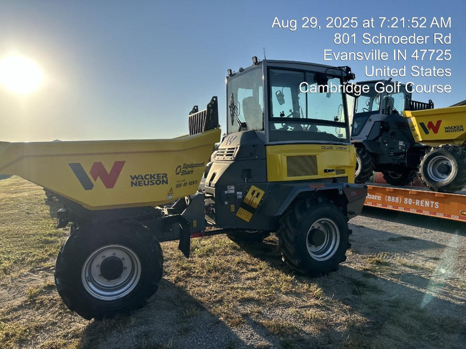 2025 WACKER NEUSON DV604 Cab Standard Tires