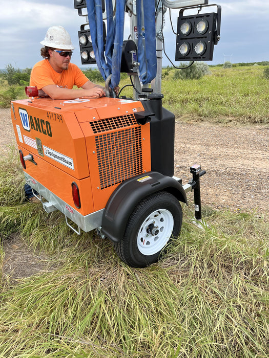 2024 Wanco WLTT-4MM4K Diesel, Deep Sea Controller, Shore Power Plug, Auto Start, (4) 350W LED Floodlights, 4kW Generator, 60 Gal Fuel Tank, 2" Ball, T3