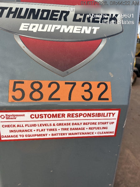 2025 THUNDER CREEK MTT920 - Hazmat not required