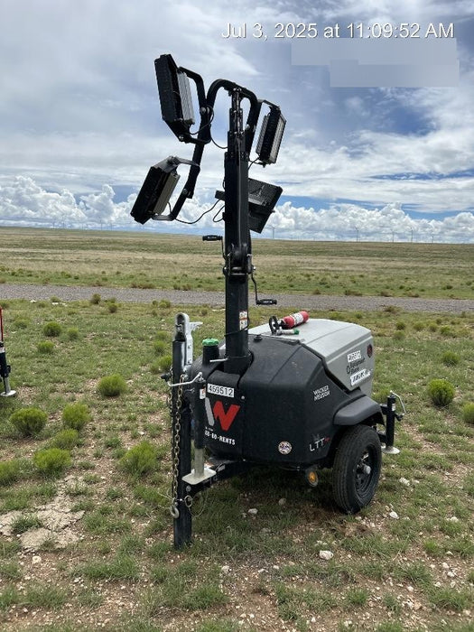 2024 Wacker Neuson LTT4 Diesel, Kohler KDW702, Deep Sea Controller, Auto Start, LED 320W, Bypass Outlet, T3