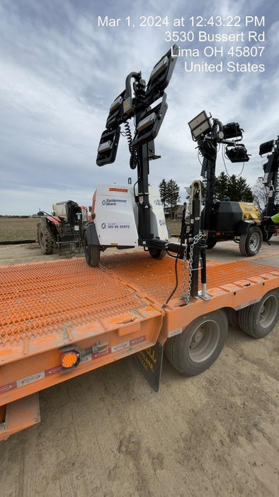 2023 Generac MLT2 Diesel, Flex Switch 120V Input, Powerzone Controller, 
(4) 320W LED Lights, 4kW Generator, 39.9 Gal Fuel Tank, 2" Ball, T3