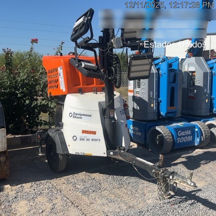 2024 Generac MLT2 Diesel, Flex Switch 120V Input, Powerzone Controller, 
(4) 320W LED Lights, 4kW Generator, 39.9 Gal Fuel Tank, 2" Ball, T3