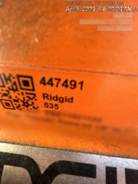 2024 RIDGID 535