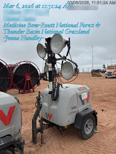 2018 Wacker Neuson LTV6L-MH Wacker Neuson LTV6L Mobile Light Tower w/Fuel Level Sensor Installed
