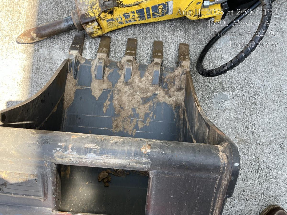 2025 STEEL UNLIMITED 24" HD Digging Bucket - 77k-85k