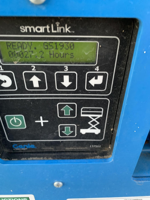 2020 Genie GS-1930 Solid Non Marking Tires, Beacon, Folding rails with half height swing gate, 800W Inverter