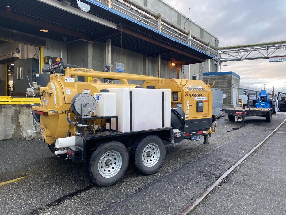 2020 Vermeer VX50-500 49Hp Kubota Diesel - 500 Gal Debris Tank - 1,025 CFM Vacuum Pump, Strong Arm, x2 205 Gal Water Tanks
