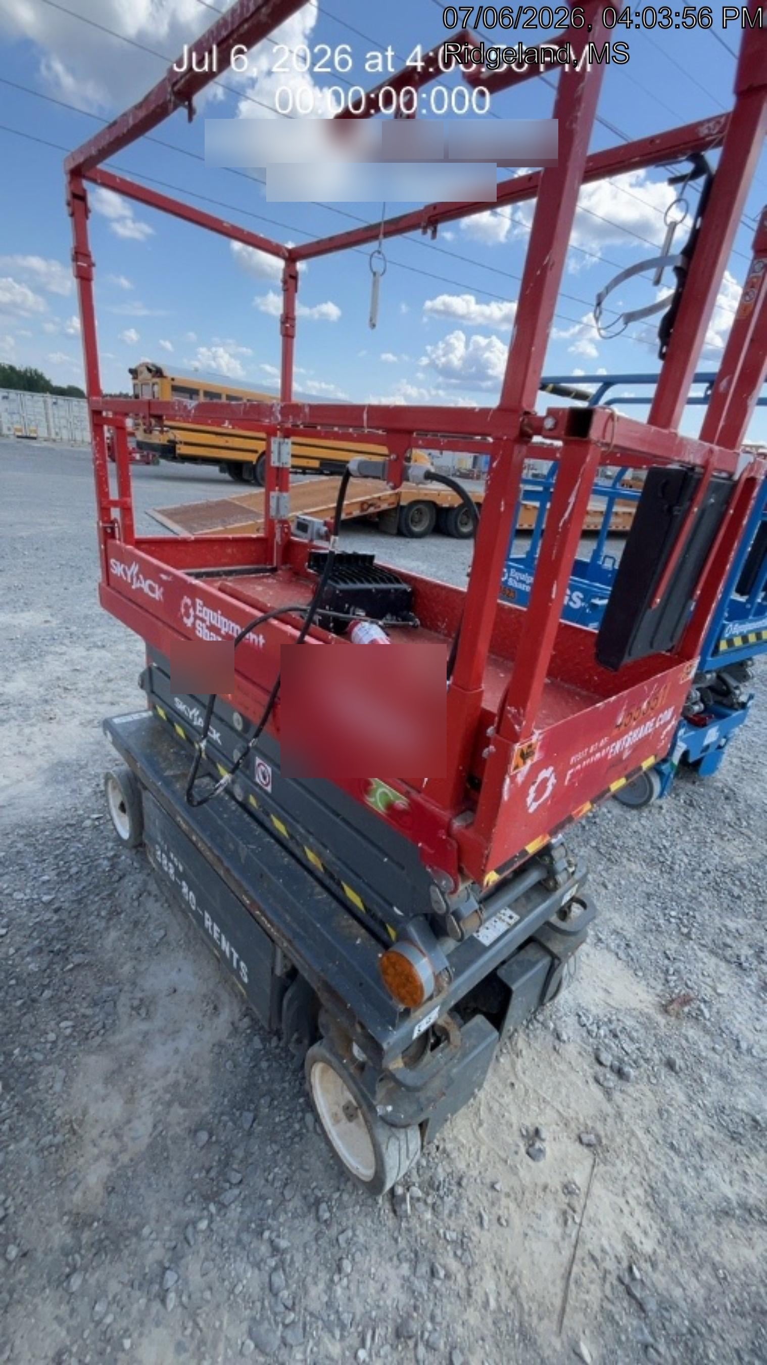 2024 Skyjack SJ3219 Electric Drive, Sld NM Tires, DBcns, RFRails, Power to Platform, T3 + Access Control
