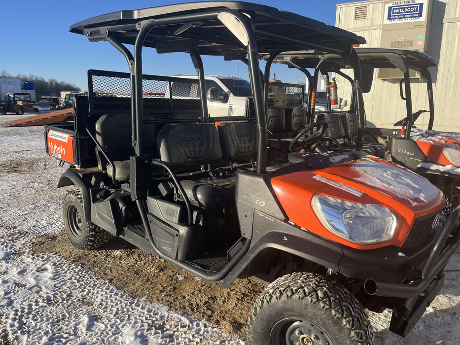 2022 Kubota RTV-X1140W-H Plastic Canopy, Windshield Acrylic Clear, LED Strobe Light, Wire Harness Kit, Back up Alarm