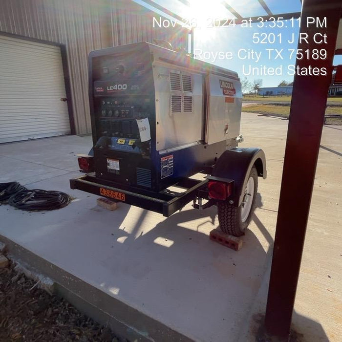 2024 Lincoln Electric LE400 Kubota V1505, Trlr, Cable Rack, Light Kit, ES Decals, T3