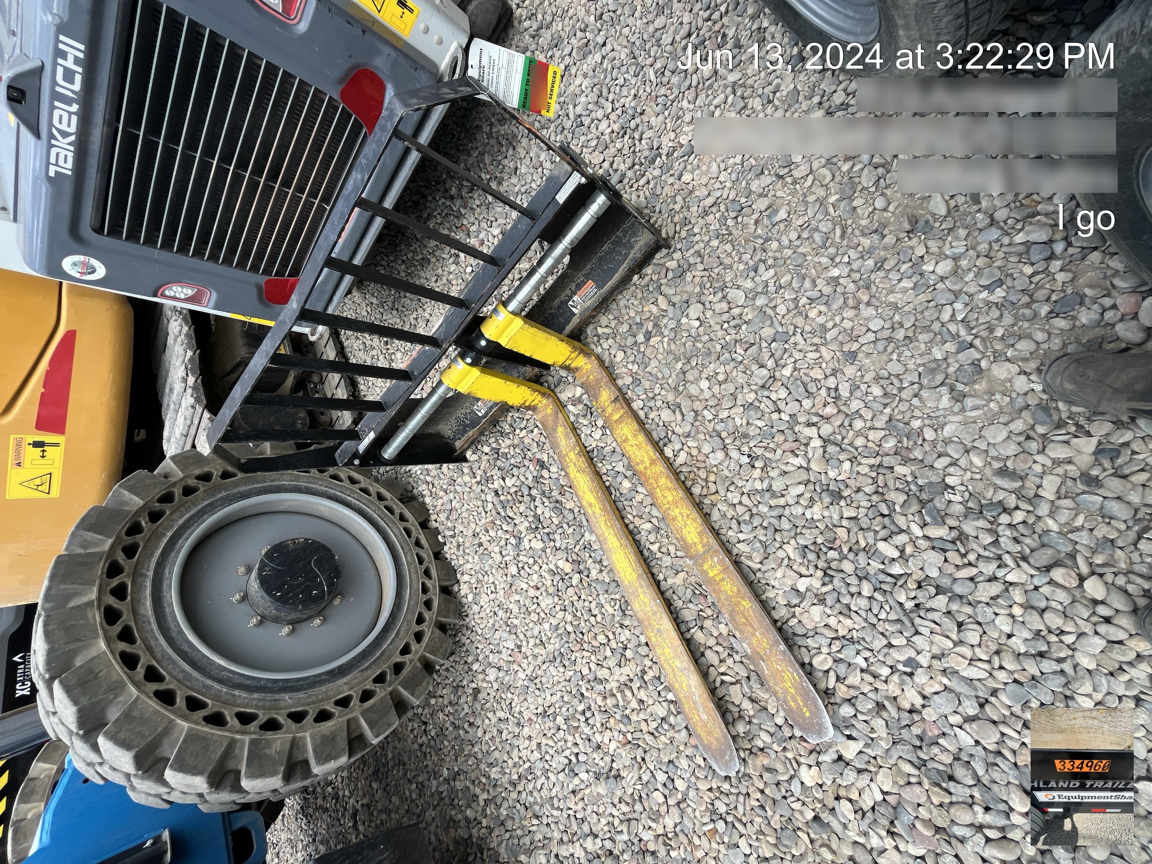 2023 DIGGA 48" Pallet Forks - Digga