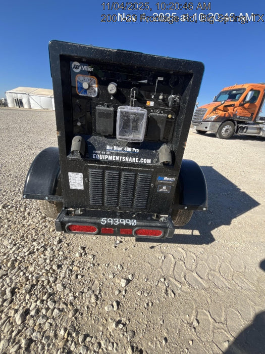 2025 MILLER ELECTRIC BIG BLUE 400