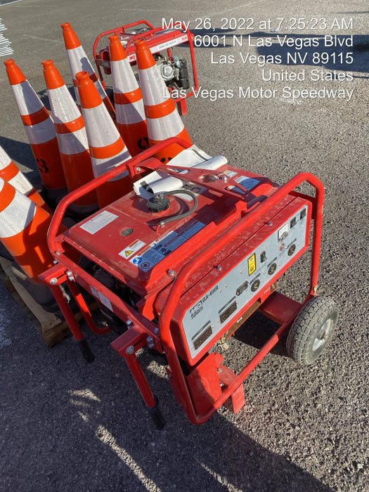 2020 Multiquip GA6HR Gen 6kW Honda GX340 GFCI Wheel Kit