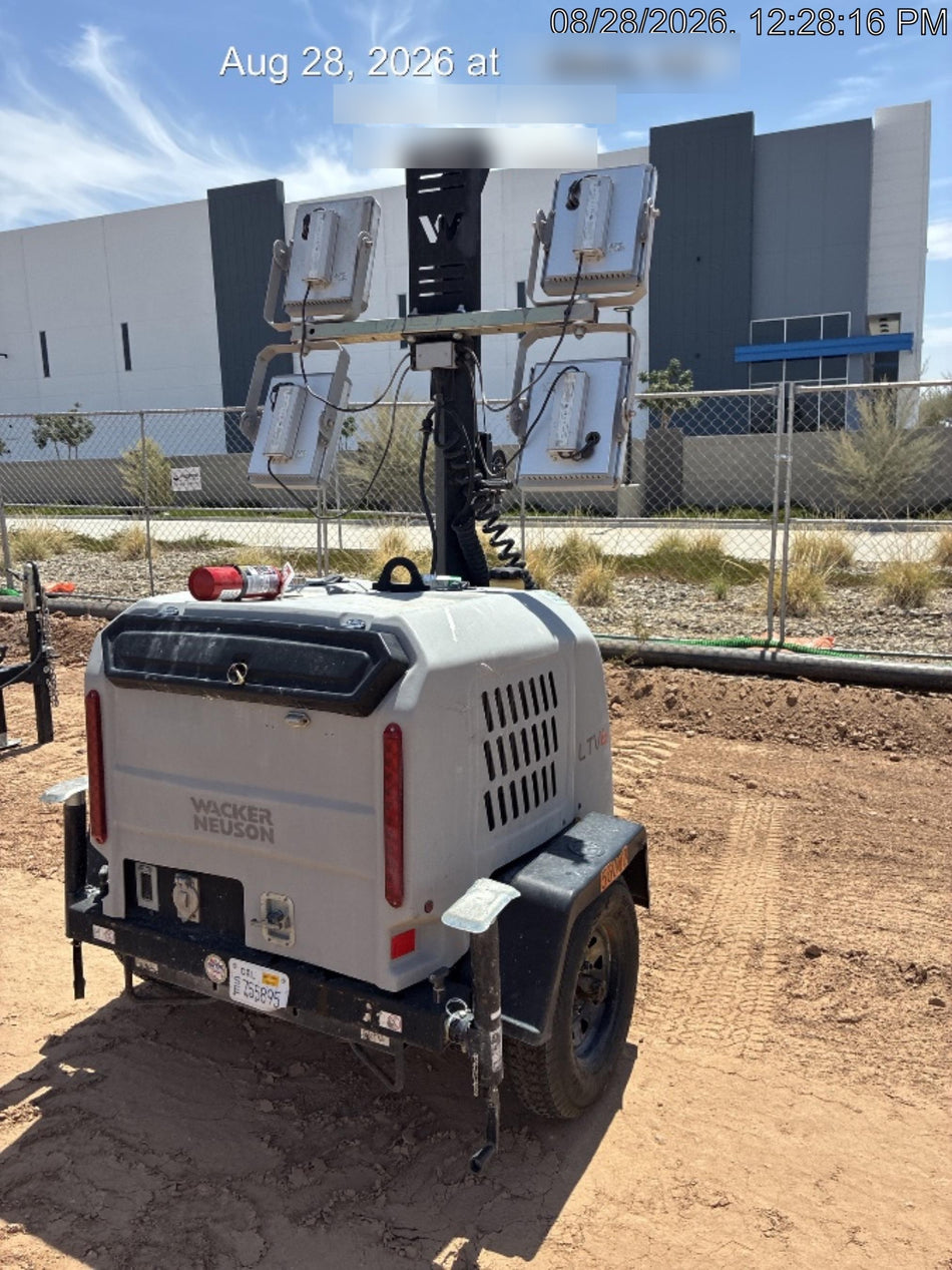 2019 Wacker Neuson LTV6K-LED Standard LED Towable Light Tower w/None