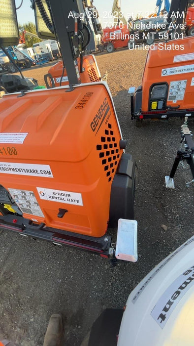 2023 Generac MLT2 Diesel, Flex Switch 120V Input, Powerzone Controller, (4) 320W LED Lights, 4kW Generator, 39.9 Gal Fuel Tank, 2" Ball, T3