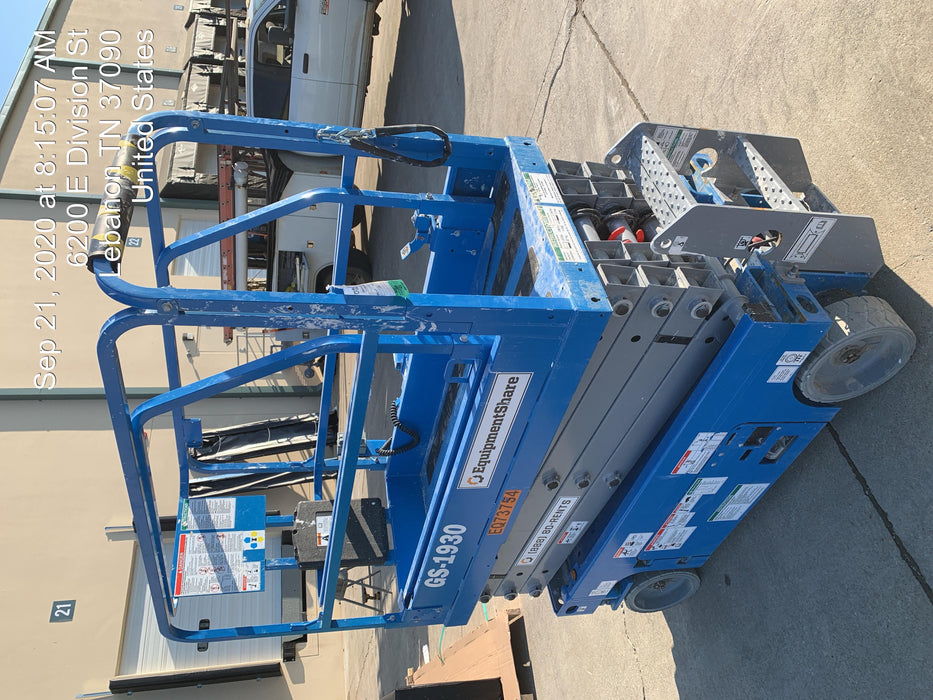 2020 Genie GS-1930 Fixed rails with chain entry gate - Pre A92.20