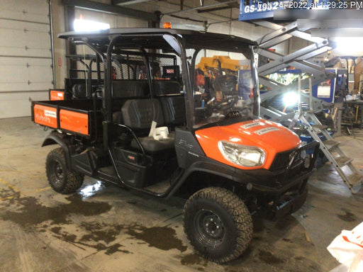 2022 Kubota RTV-X1140W-H Plastic Canopy, Windshield Acrylic Clear, LED Strobe Light, Wire Harness Kit, Back up Alarm