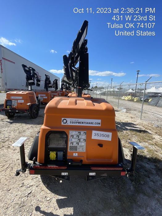 2023 Generac MLT2 Diesel, Flex Switch 120V Input, Powerzone Controller, (4) 320W LED Lights, 4kW Generator, 39.9 Gal Fuel Tank, 2" Ball, T3