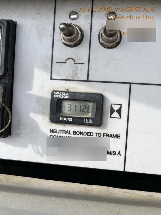 2019 Wacker Neuson LTV6L-MH Wacker Neuson LTV6L Mobile Light Tower w/Fuel Level Sensor Installed