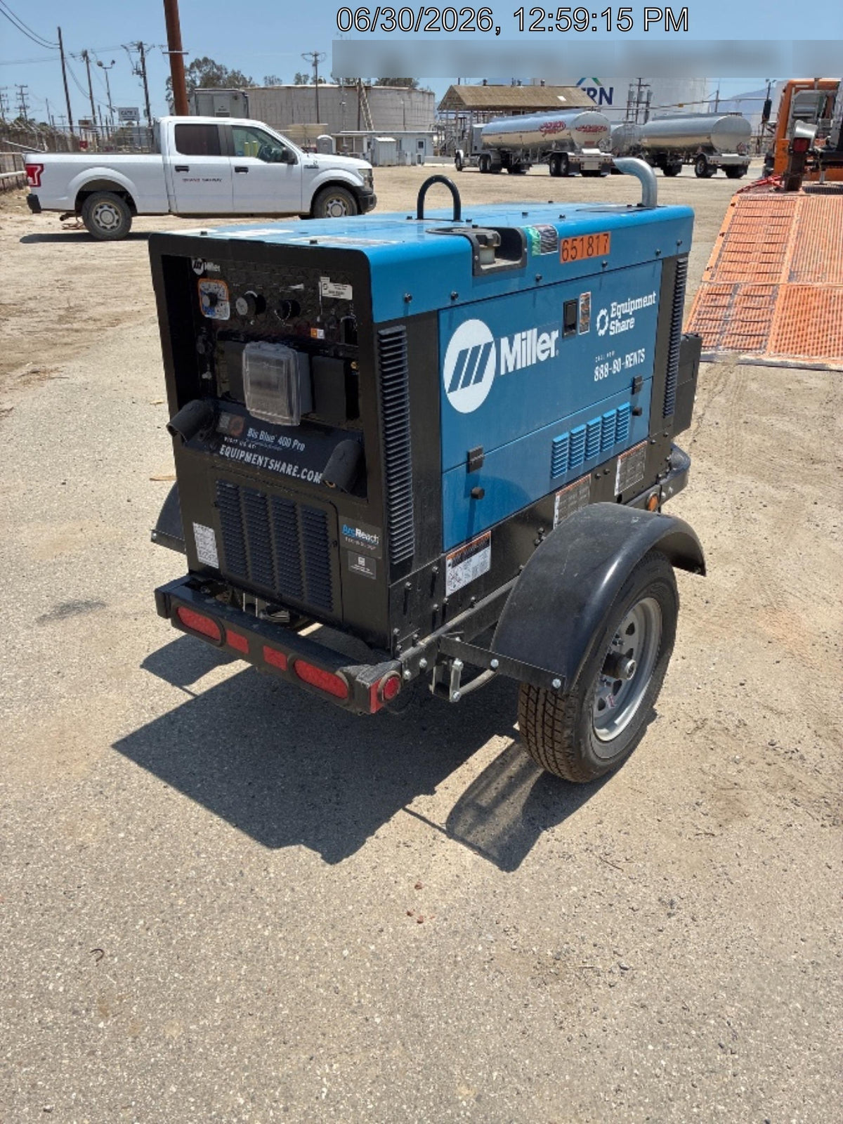 2026 MILLER ELECTRIC BIG BLUE 400