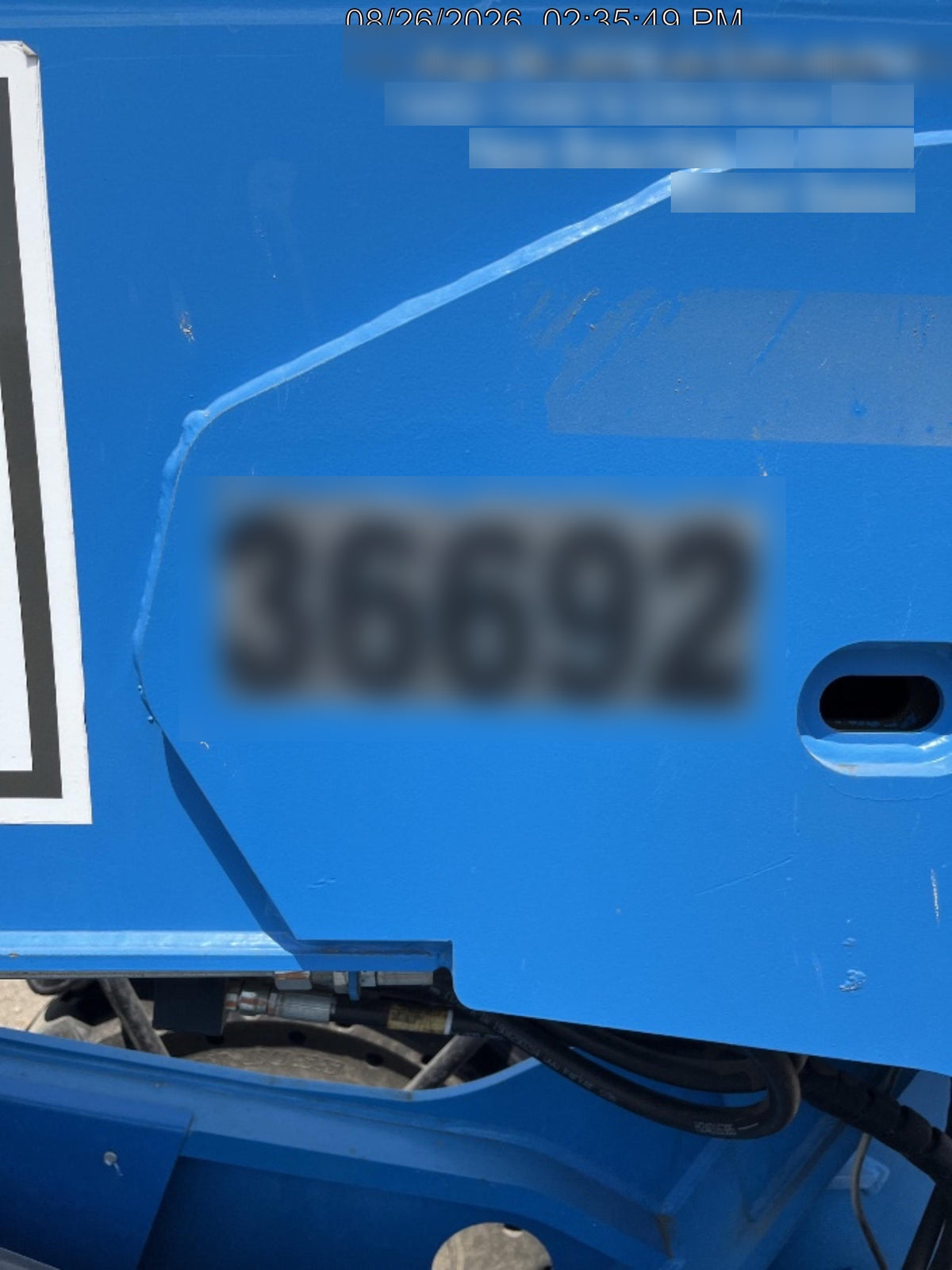 2019 Genie GTH-636 Canopy, Solid RT Tires, LED Work Lights, Beacon 60" QA Carriage, 48" Forks