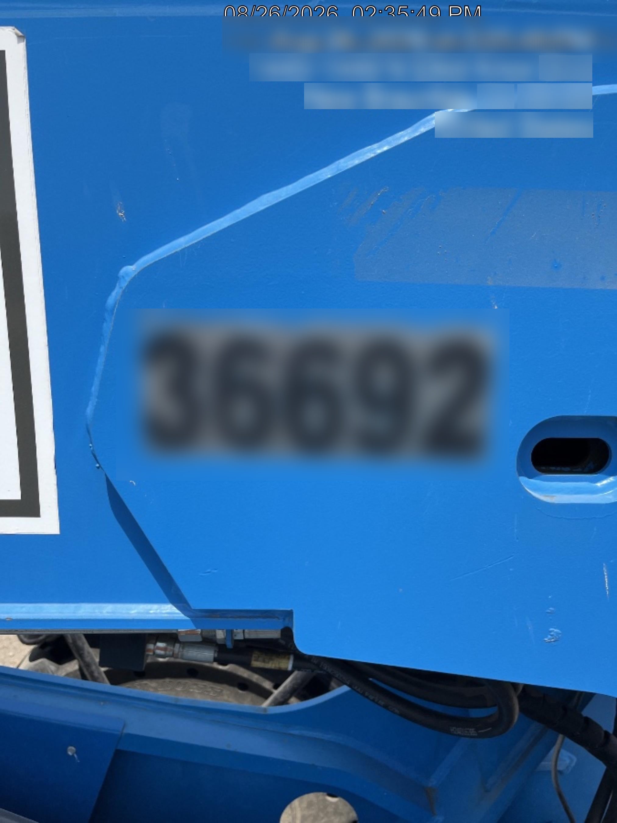 2019 Genie GTH-636 Canopy, Solid RT Tires, LED Work Lights, Beacon 60" QA Carriage, 48" Forks