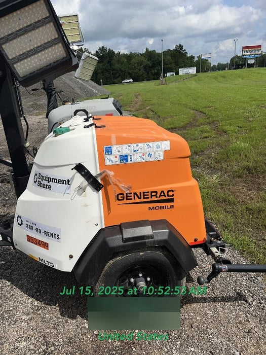 2023 Generac MLT2 Diesel, Flex Switch 120V Input, Powerzone Controller, (4) 320W LED Lights, 4kW Generator, 39.9 Gal Fuel Tank, 2" Ball, T3