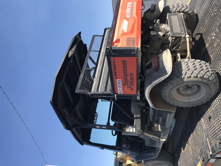 2019 Kubota RTV-X1140W-H 4wd Utility Cart, 4 Seat, Diesel, LED Strobe, Windshield Tempered Glass, Plastic Canopy, Wire Harness Kit, Backup Alarm