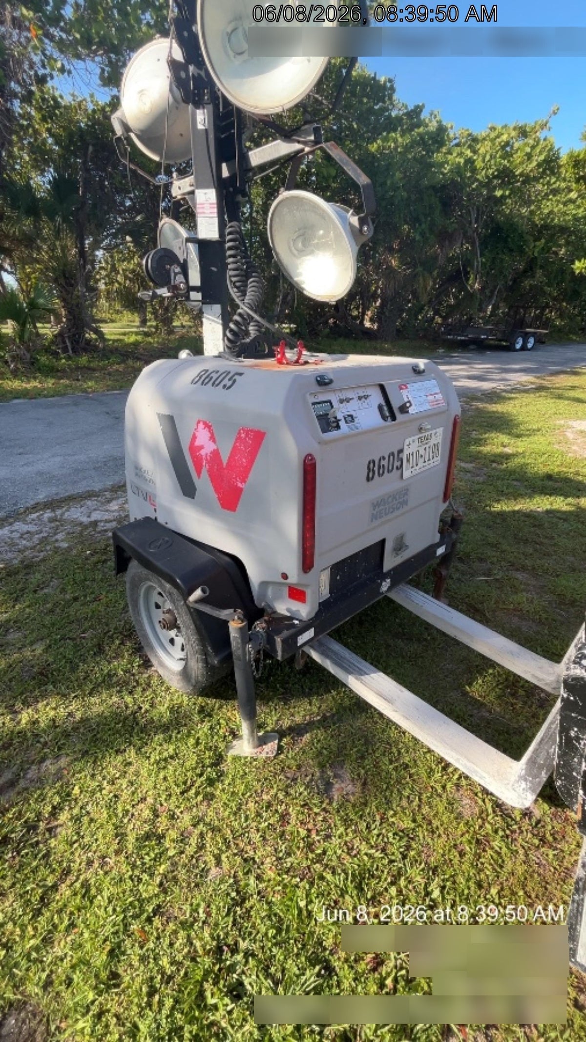 2018 Wacker Neuson LTV6L-MH Wacker Neuson LTV6L Towable Light Tower