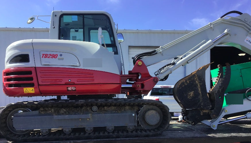 2019 Takeuchi TB290 Takeuchi TB290 Cab/Heat/AC w/Rubber Tracks, Auxiliary Hydraulics, Dozer Blade, Manual QC, 18/24/36" Buckets, Hydraulic Thumb Installed
