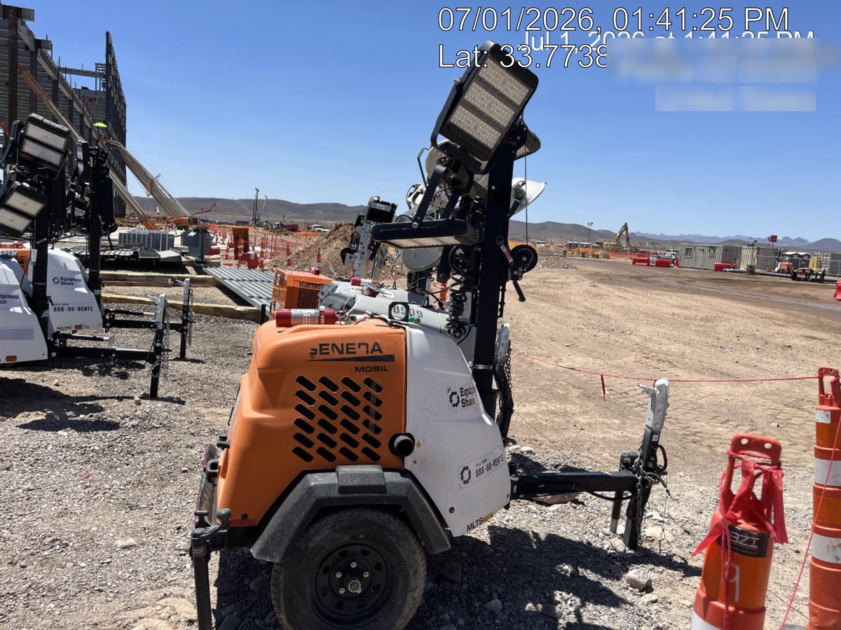 2023 Generac MLT2 Diesel, Flex Switch 120V Input, Powerzone Controller, 
(4) 320W LED Lights, 4kW Generator, 39.9 Gal Fuel Tank, 2" Ball, T3