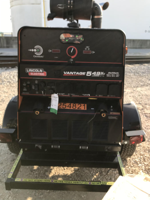 2022 Lincoln Electric Vantage 549X Crosslink Technology, Trailer Mounted, ES Decals, T3