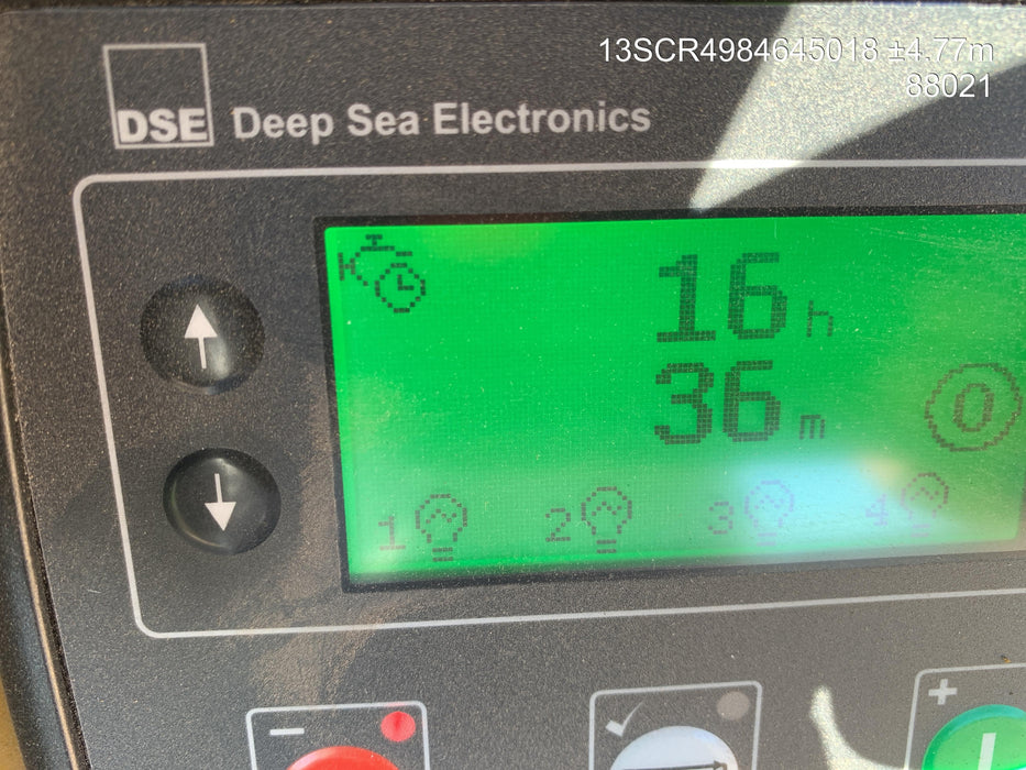 2022 Allmand NLV3GR (4) LED Light Fixture 350W, 23' Vertical Mast, 3kW Prime, Towable, ES Decals, T3