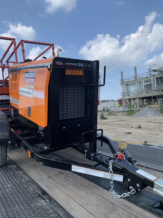 2021 Lincoln Electric Vantage 322 Vantage 322 Ready Pak 3 w/ Decals, ORANGE (includes trailer, cable rack, fender light kit) NO Telematics