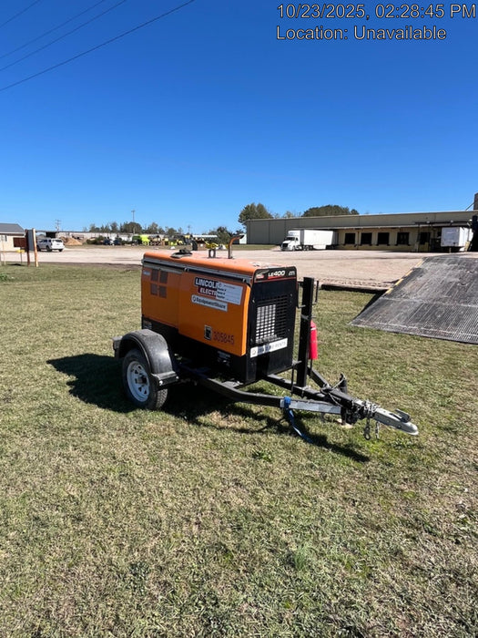 2023 Lincoln Electric LE400 Kubota V1505, Trlr, Cable Rack, Light Kit, ES Decals, T3