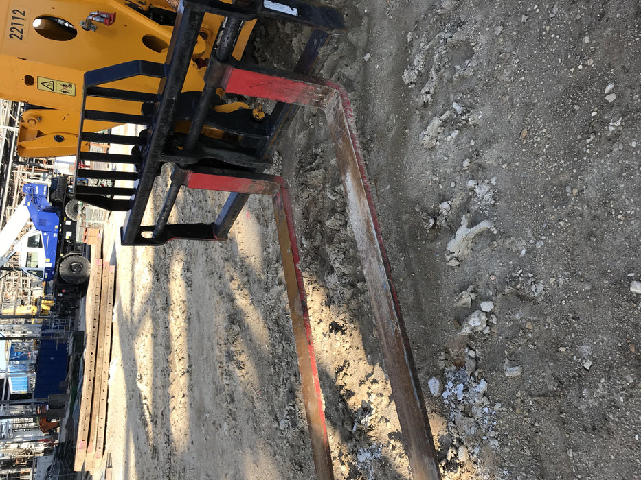 2018 JCB 510-56 JCB 510-56 Telehandler 74 HP w/CAB/HVAC, Beacon, Worklights, Aux Hydraulics, Solid Tires, 60" Carriage/Forks